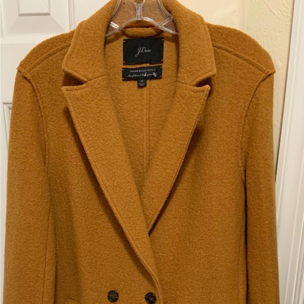 J. Crew Women's Camel Pea Coat